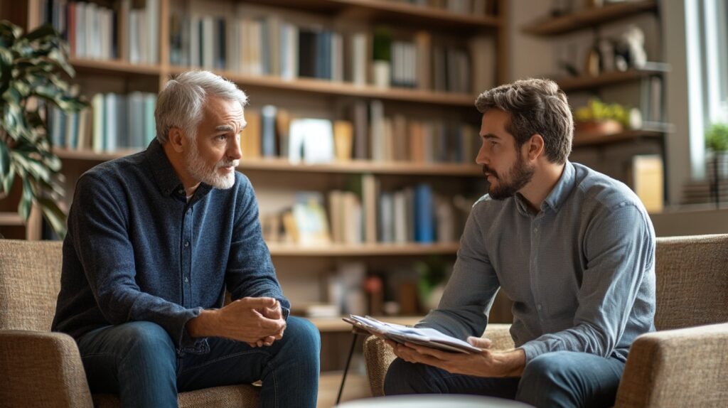 stockcake conversation listening bible 2 people images and photos 1763737083