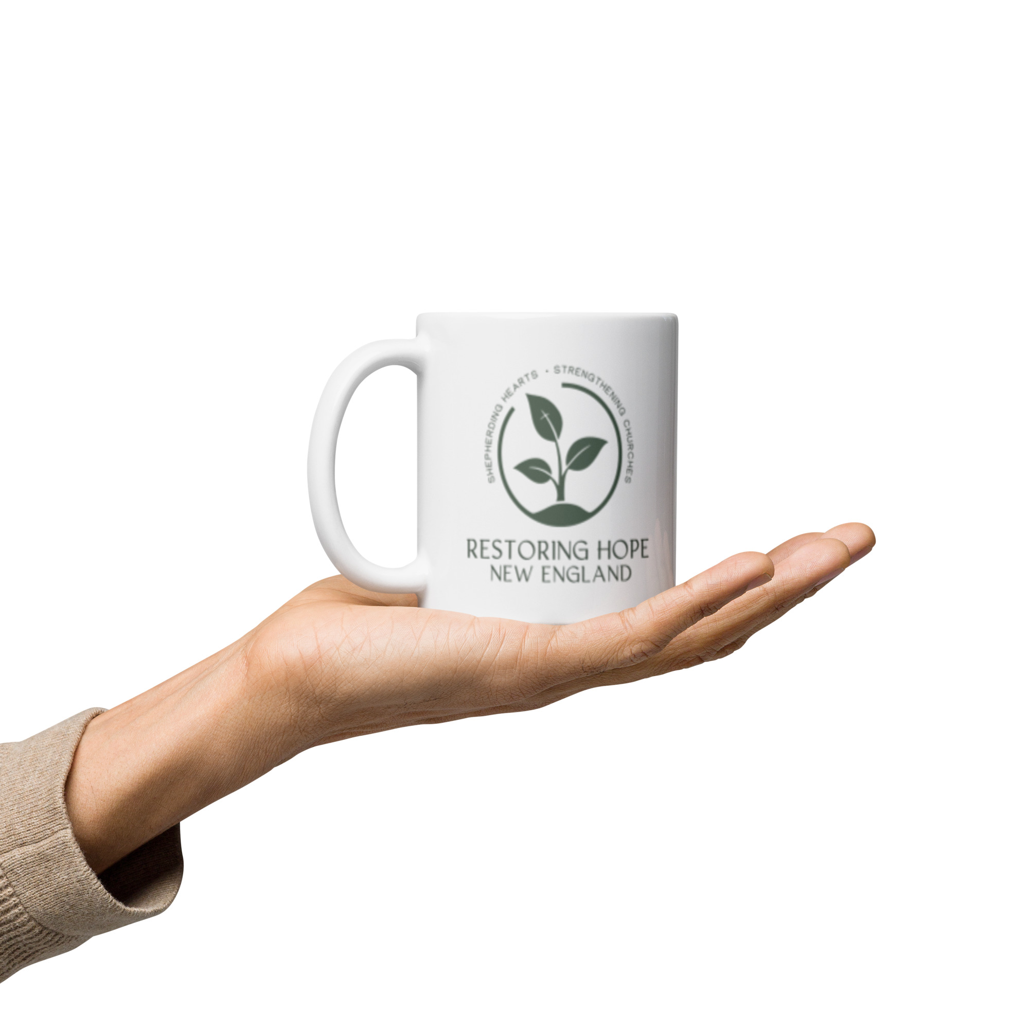 White glossy mug - Image 2